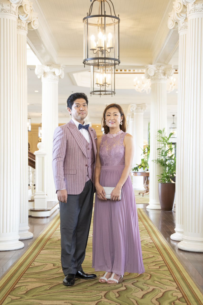 パープルコーディネート