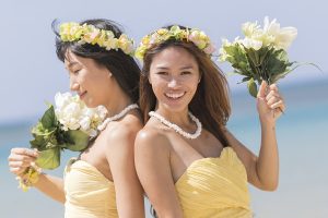 ハワイのブライズメイド