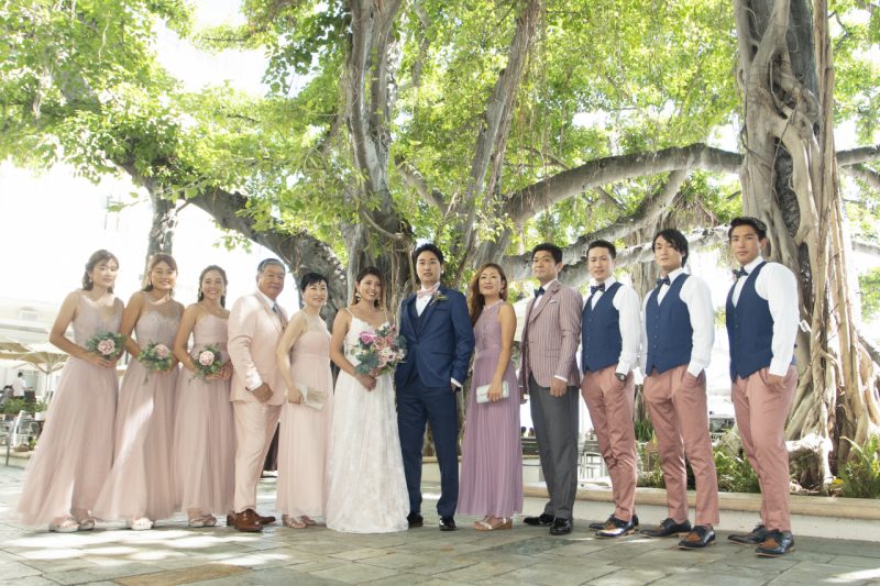 全員ピンクコーディネート