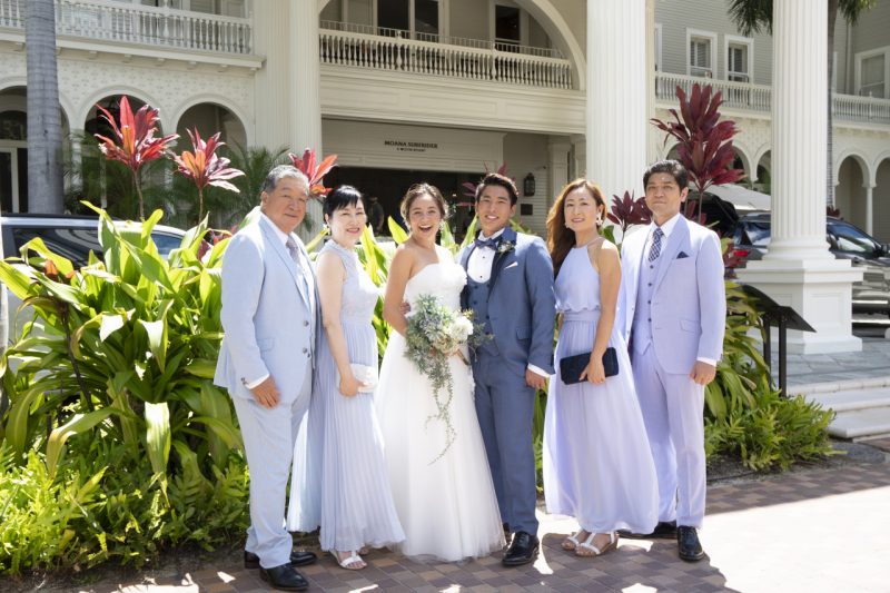 ライラックドレス、スーツコーディネート